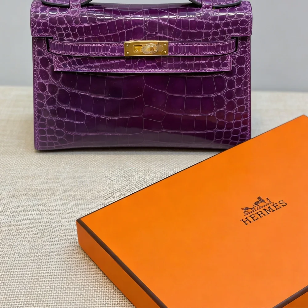 Hermès Kelly Pochette in Shiny Niloticus - Picture 6 of 6